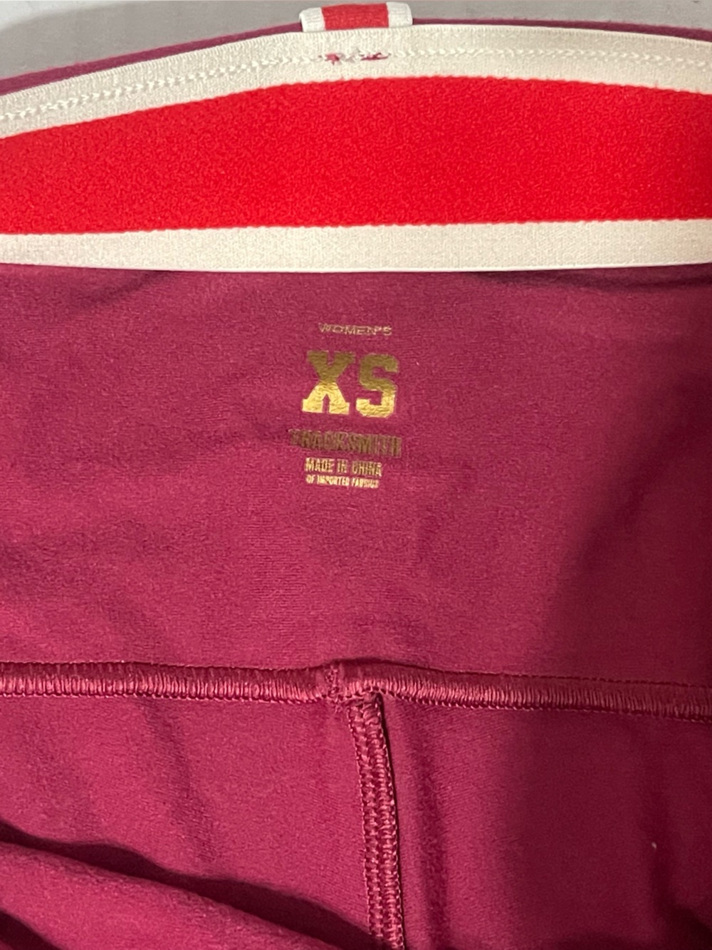 Tracksmith Turnover Short Tights - Women’s XS - Red Plum - EUC - Picture 2 of 4